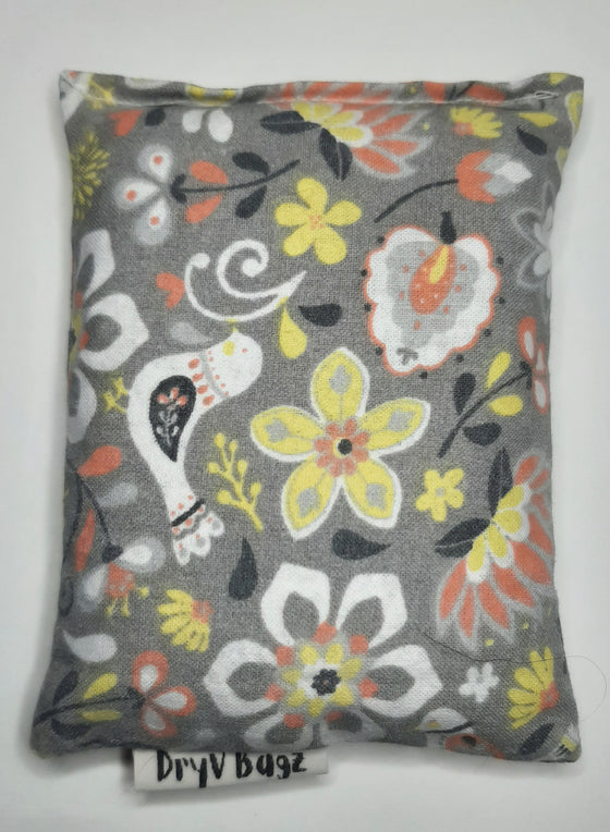 Approach Bag - Wildflowers on Gray
